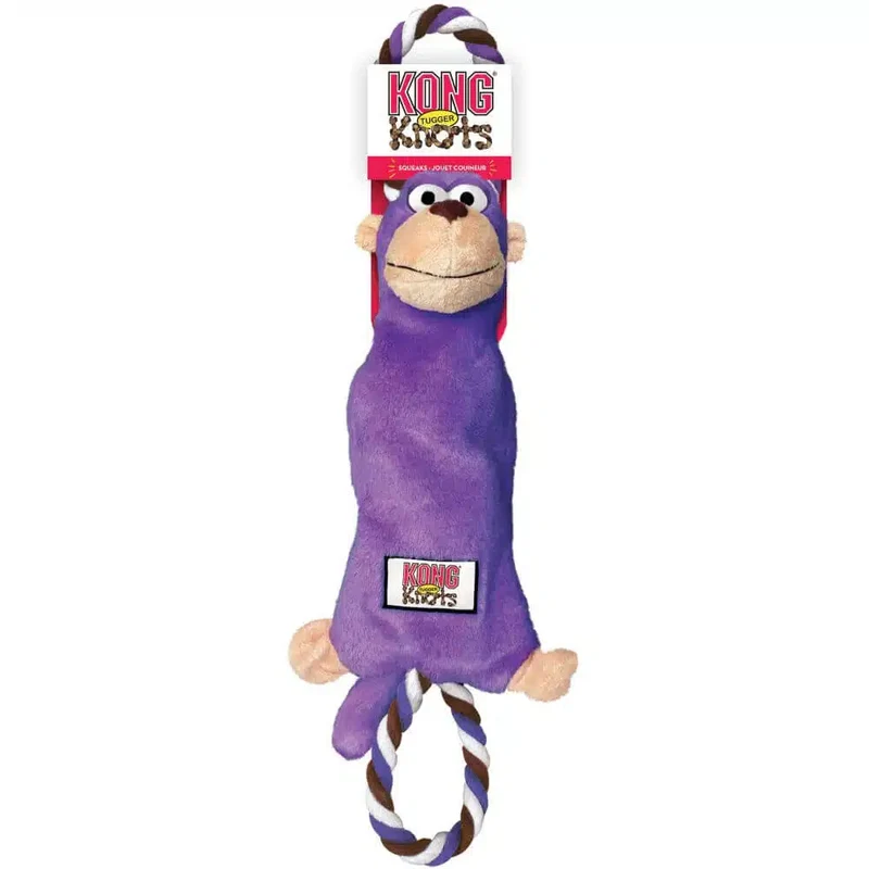 KONG Tugger Knots apa S/M för hundar