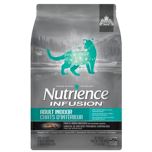 Aliment Nutrience Infusion pour chats d’intérieur adultes, Poulet