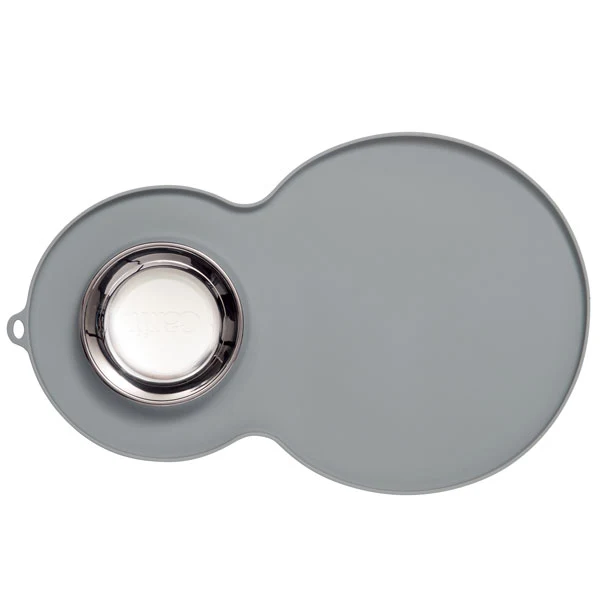 CATIT Silikonmatte Erdnuss - 46 x 29 cm - Grau