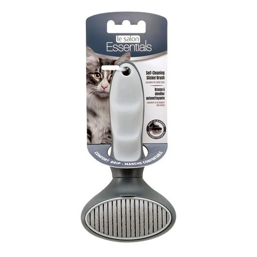 Brosse à démêler autonettoyante pour chats