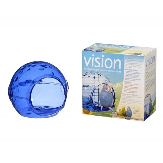 Baignoire Vision pour petites cages grillagées pour oiseaux