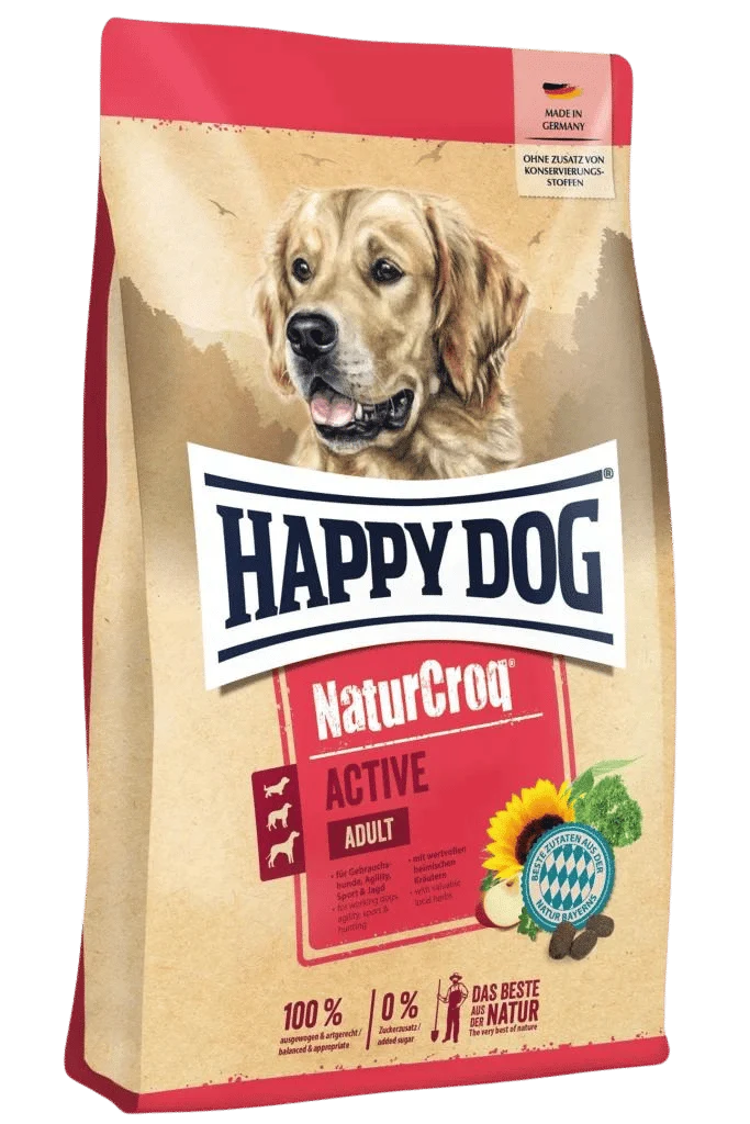 Happy Dog NaturCroq Active 15 kg för hundar
