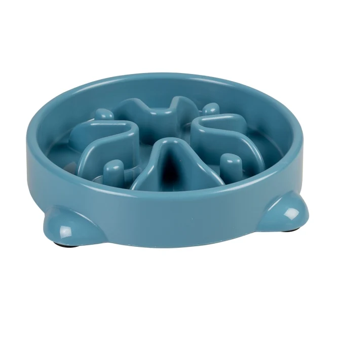 Duvoplus Anti-Schlingnapf - petrolblau - 300ml / 19x19x4cm
