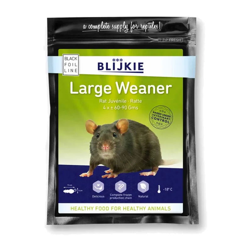 Large Weaner Rat 60-90 G - 4 Pack