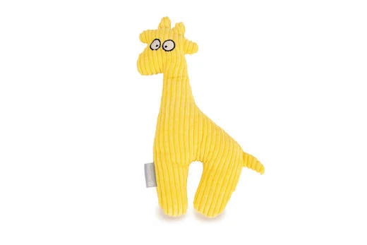 Beeztees RAFFO ribbtyg giraff gul 27 cm för hundar