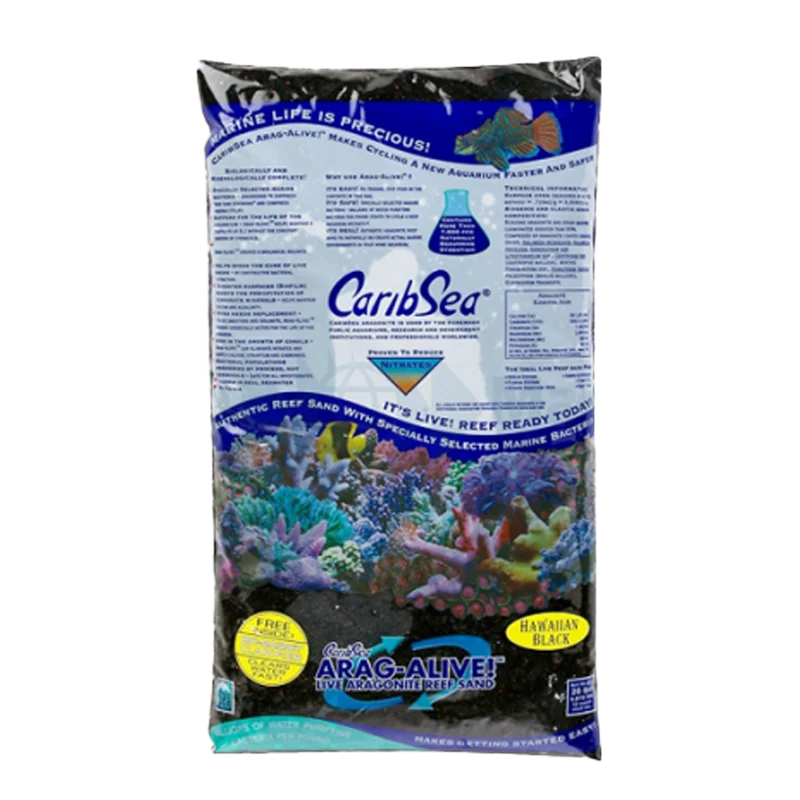BioActive Live Sand Svart - 9 KG