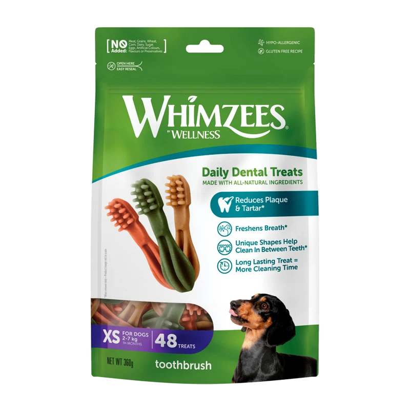 Whimzees Tandborste Star XS 48 ST - 360 G