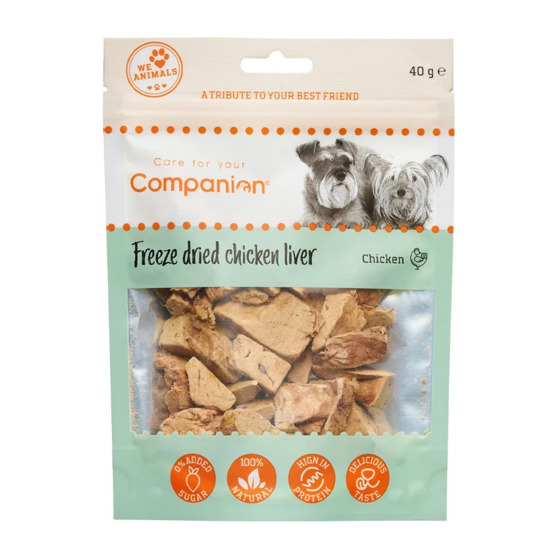 Companion Frystorkad Kycklinglever - 40 G