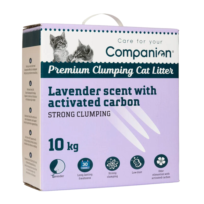 Companion Bentonite Cat Litter Lavendel - 10 KG