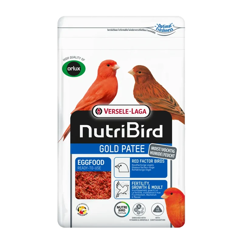 Nutribird Äggfoder Kanarie Patee Red