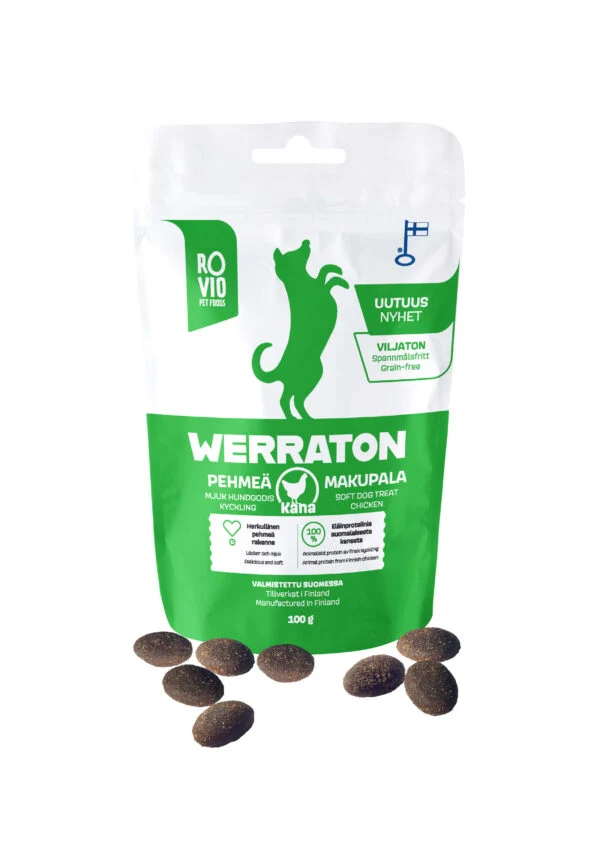 Werraton Kyckling mjukt mellanmål 100 g