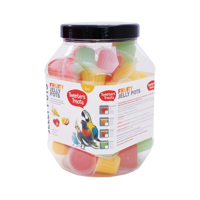 Tweeters Treats Fruity Jelly Pots - 1 st