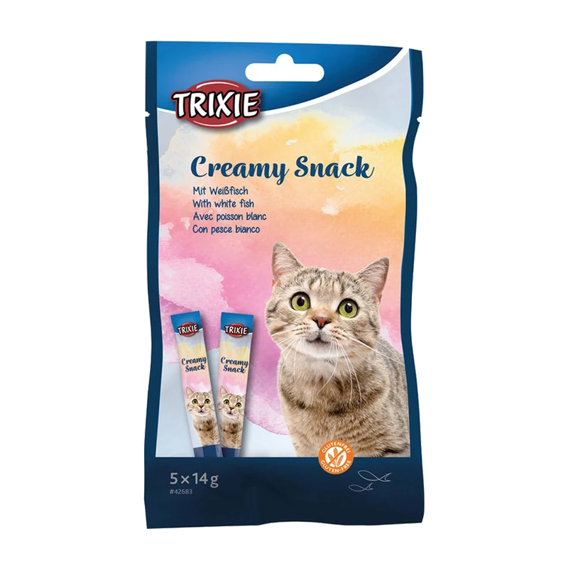 Creamy Snack Med Vitfisk - 5X14 G