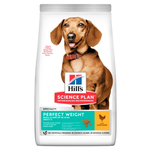 Hill's Science Plan Perfect Weight Small & Mini Adult med kyckling 1,5 kg