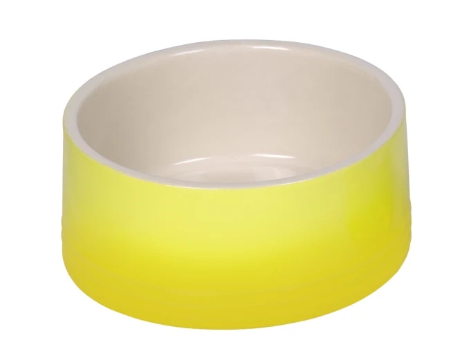 Nobby Keramiknapf Gradient - gelb - 1100 ml / Ø 18 x 7 cm