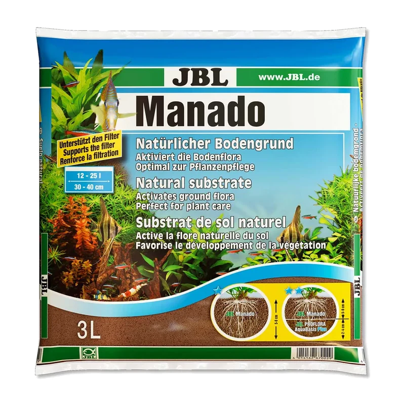 JBL Manado Bottensubstrat - 3 L
