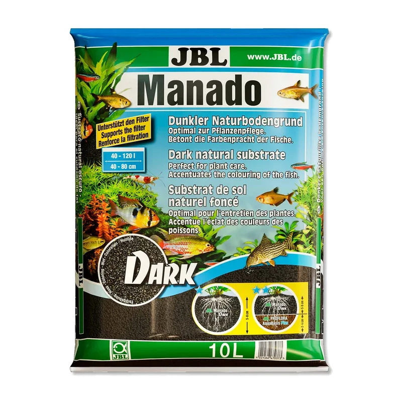 JBL Manado Dark Bottensubstrar - 10 L