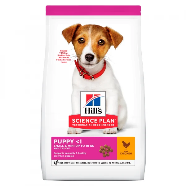Hill's Science Plan Small & Mini Puppy valpfoder med kyckling 1,5 kg