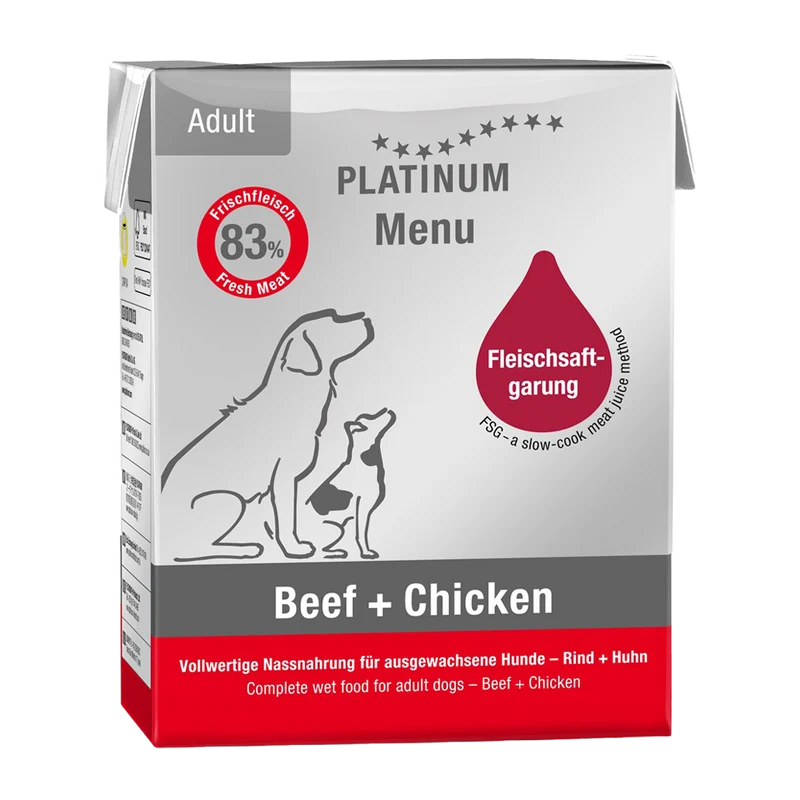 Platinum Menu Beef/Chicken - 375 G