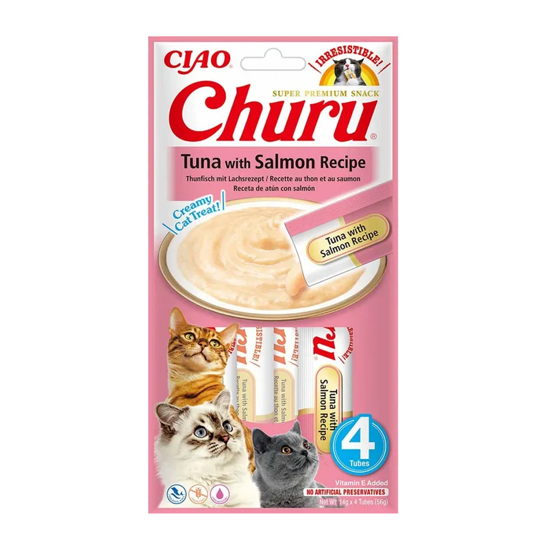 Churu Cat Tonfisk & Lax - 4 ST