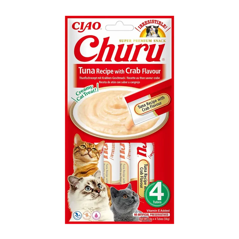 Churu Cat Tonfisk & Krabba - 4 ST