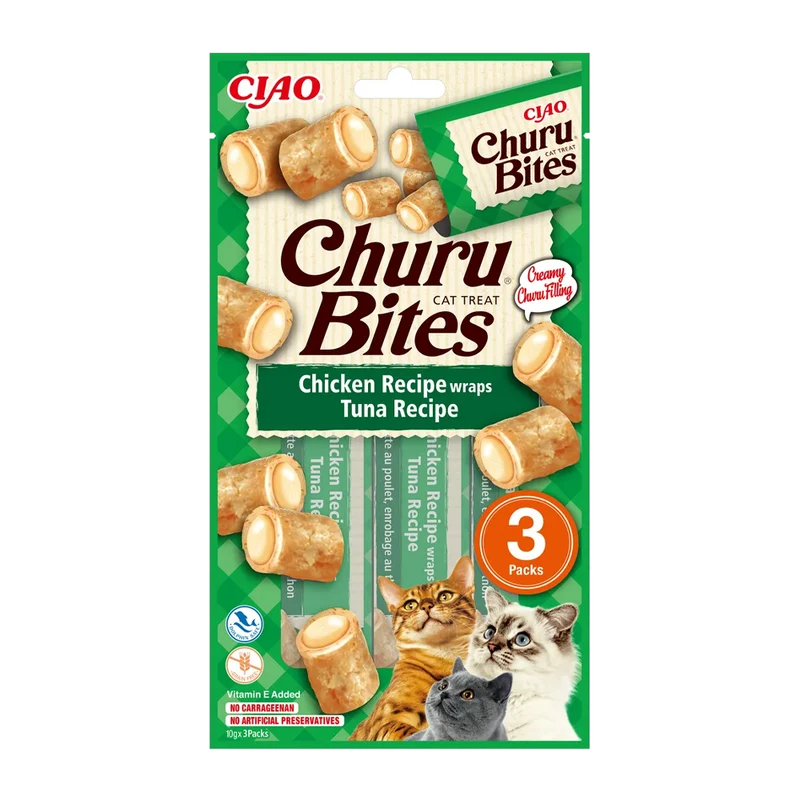 Churu Cat Bites Kyckling & Tonfisk Wrap - 3 ST