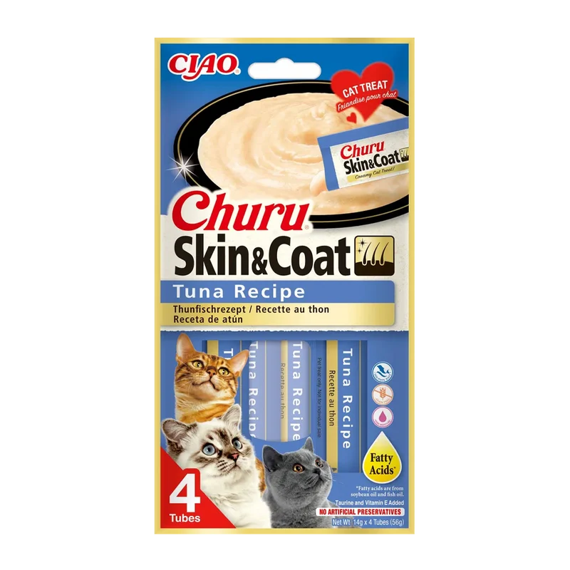 Churu Skin & Coat Tonfisk - 4 ST