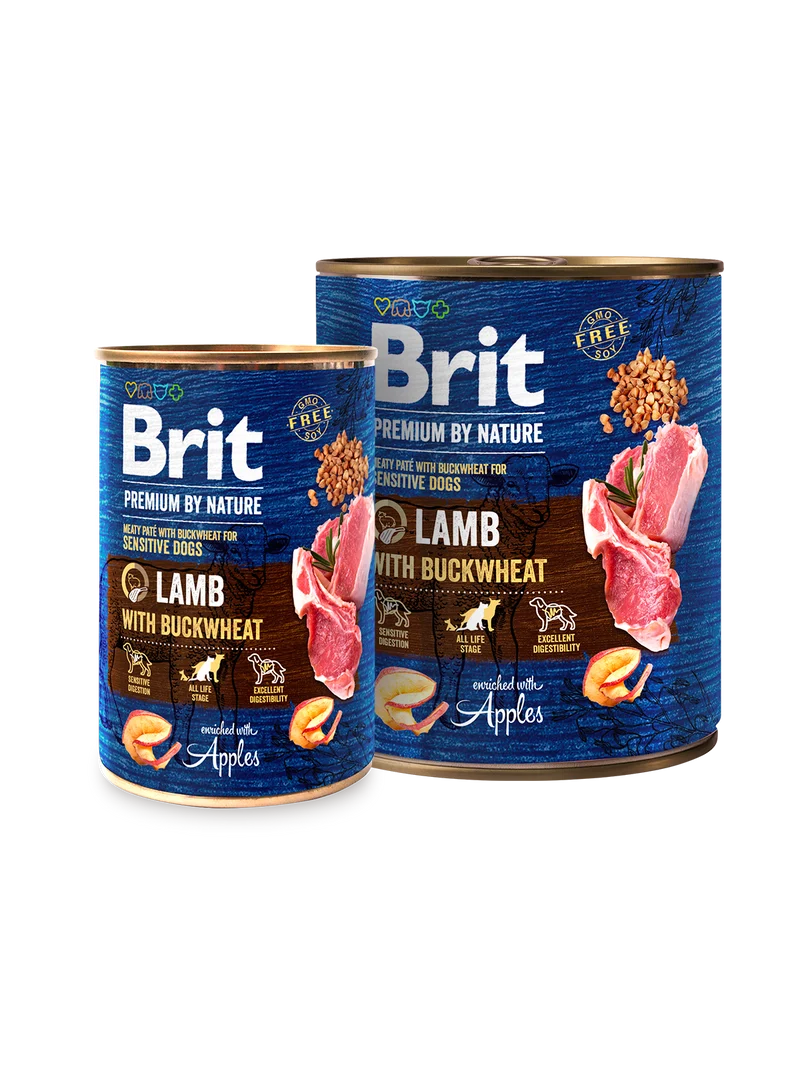 Brit Premium by Nature Lamb with Buckwheat Hund 6 x 800 g