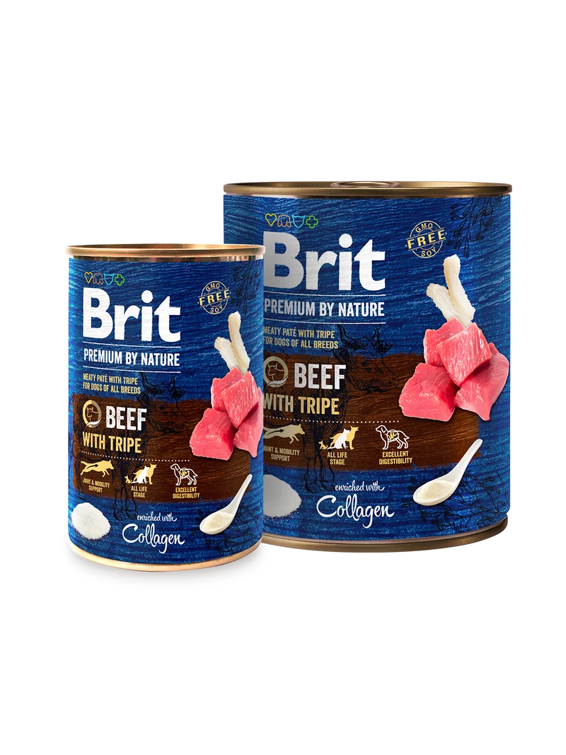 Brit Premium by Nature Nötkött med Vom för hundar