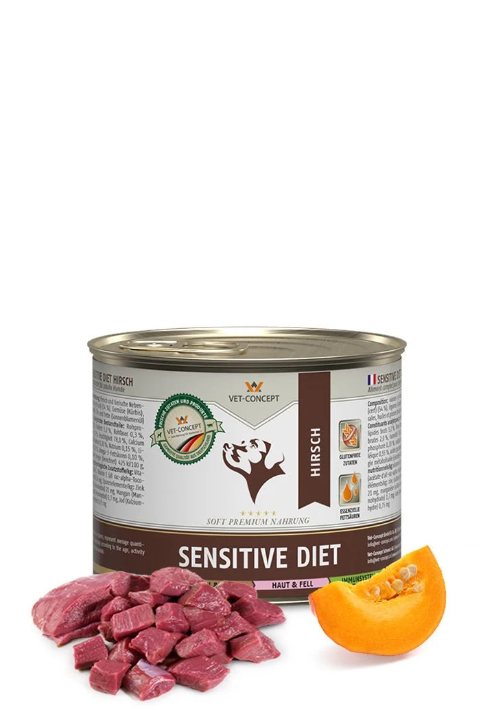 Vet Concept Dog Menu Sensitive Diet Hjort