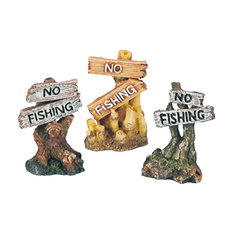 No Fishing Mix Skylt - 8 CM