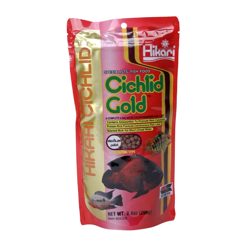 Hikari Ciklid Gold Färg Medium - 250 G