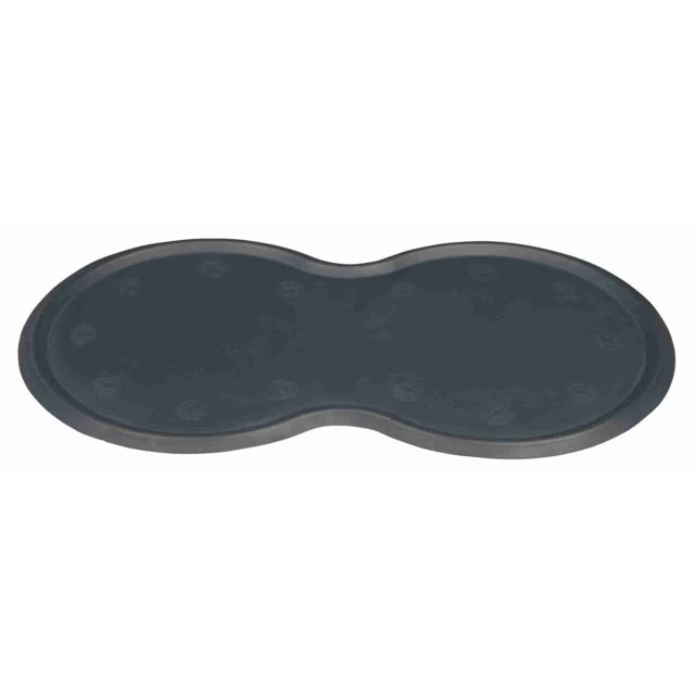 Trixie matskålunderlägg naturgummi grå 45 x 25 cm