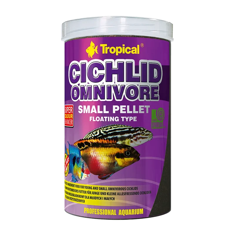 Tropical Ciklid Omnivore Small Pellet - 360 G
