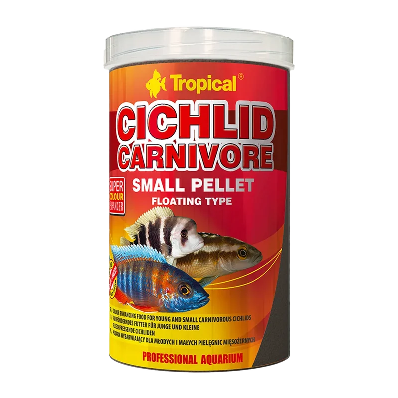 Tropical Ciklid Carnivore Small Pellet - 360 G