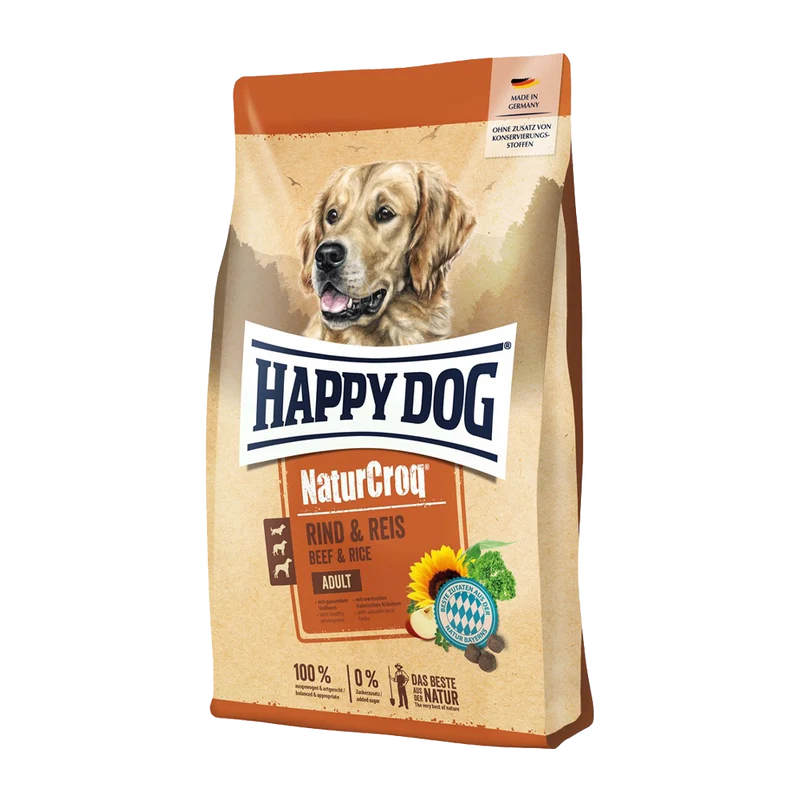 Happy Dog Naturcroq Nötkött/Ris - 11 KG