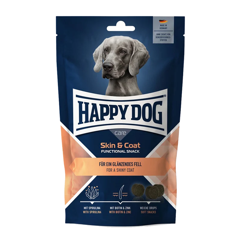 Happy Dog Care Snack Skin & Coat - 100 G