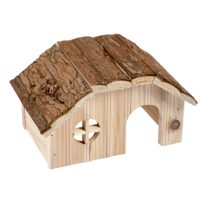 Duvoplus Kleintierhaus mit Rindendach