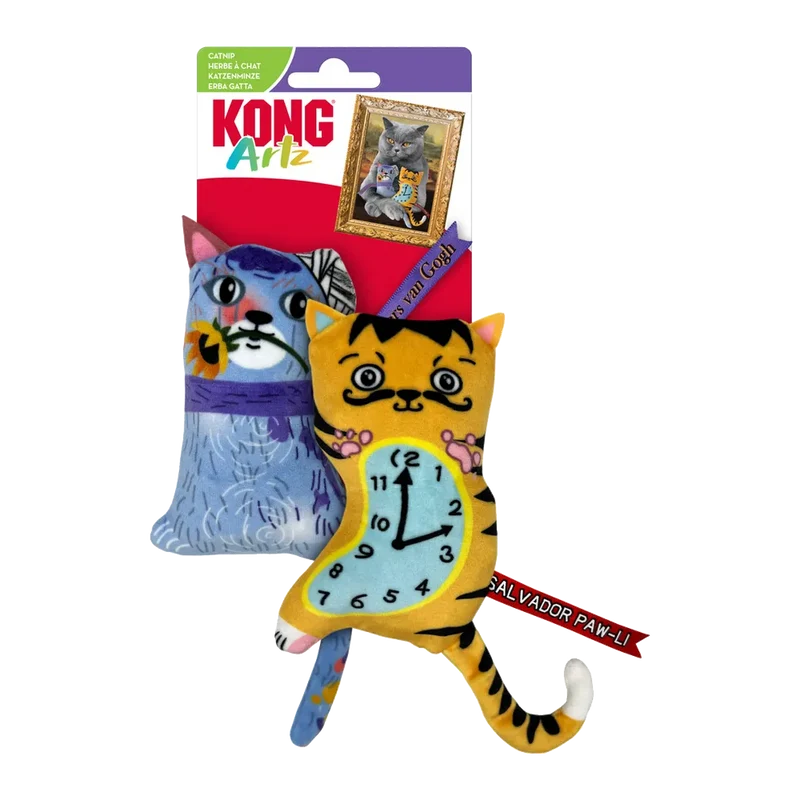 Kong Katt Artz Dali/Van Gogh - 2 Pack