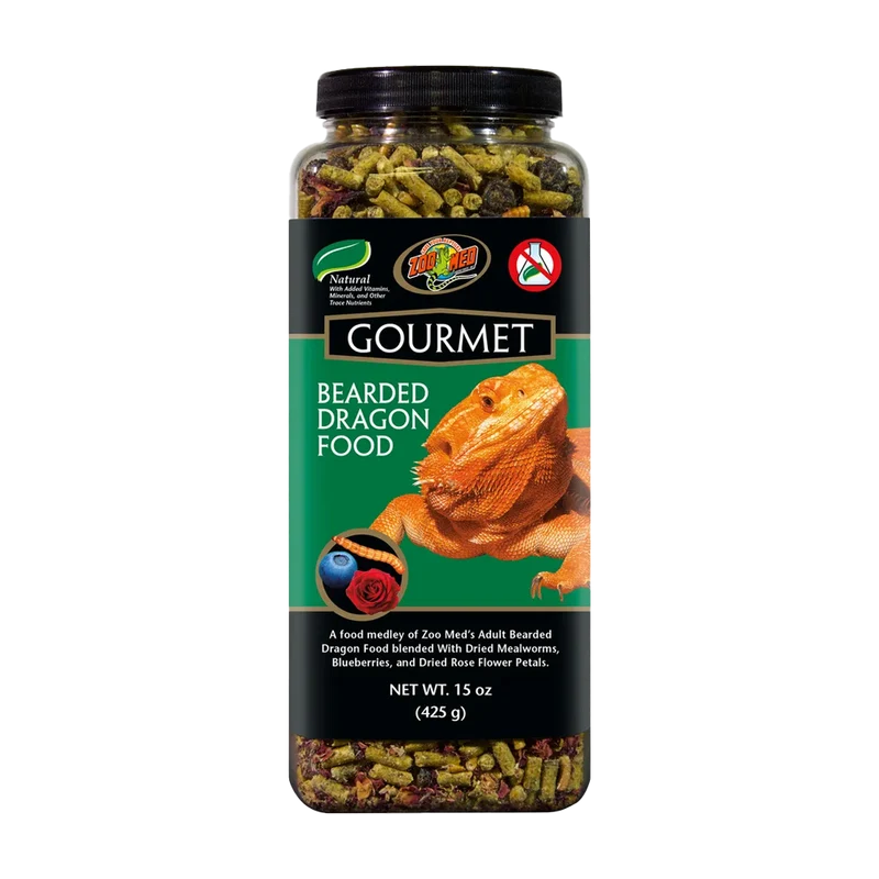 Zoo Med Gourmet Skäggagamer Foder - 383 G