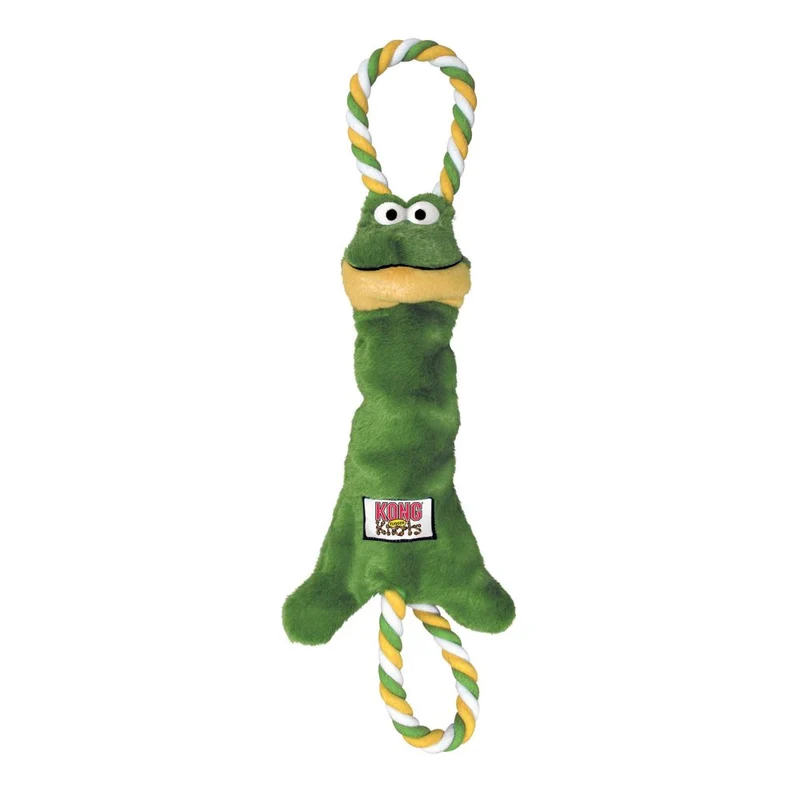 KONG Tugger Knots groda S/M för hundar