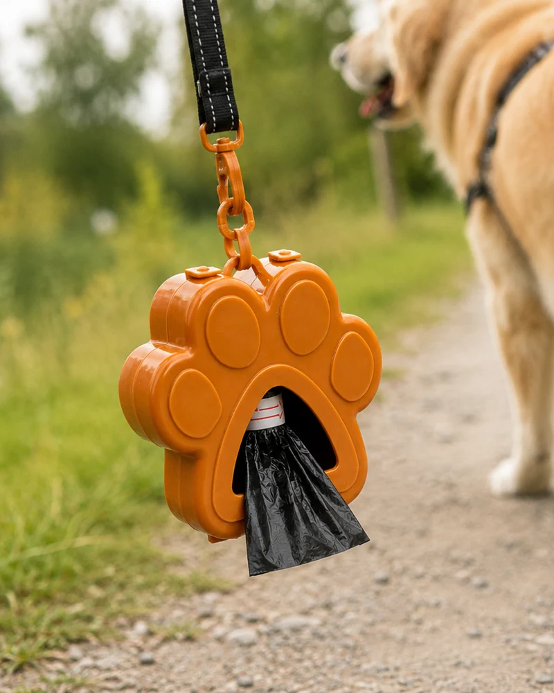 Hundbajspåsehållare – Hundtass med bajspåsar