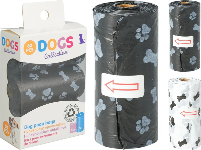 Hundbajspåsar – 3 × 20 st