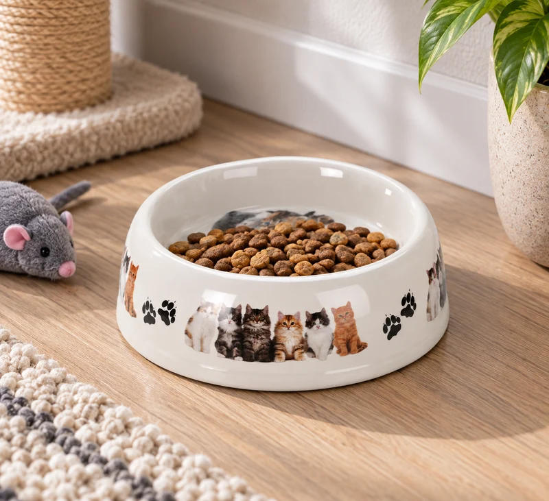 Matskål för katt