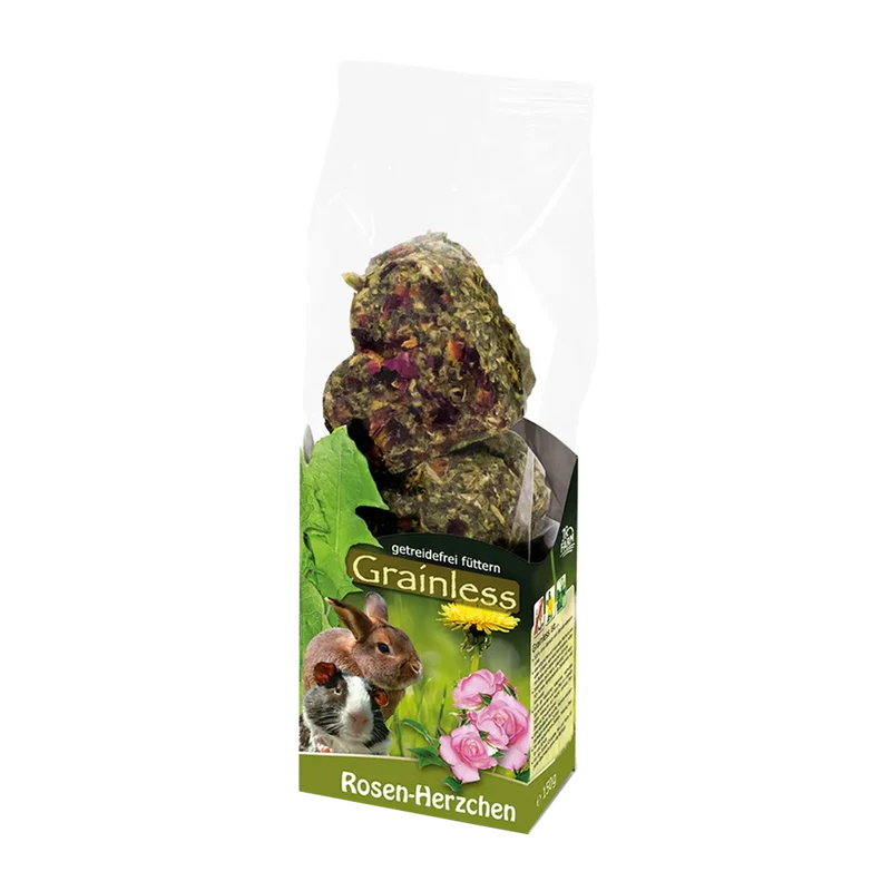 JR Farm Grainless Hjärtan Rosor - 105 G