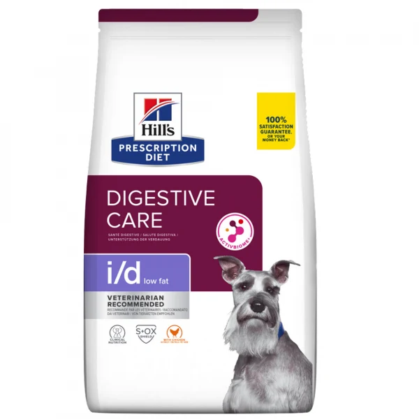 Hill's Prescription Diet Digestive Care i/d Low Fat torrfoder till hundar med kyckling 1,5 kg