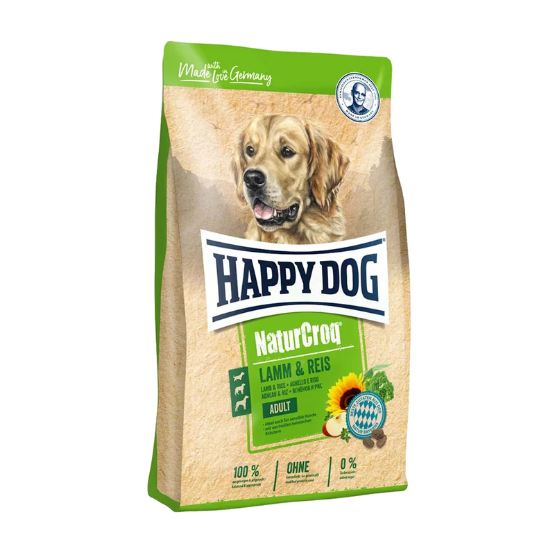 Happy Dog NaturCroq Lamm & Ris - Hundfoder 11 KG