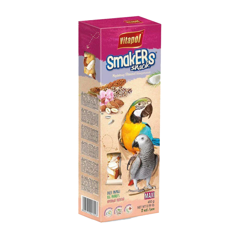 Vitapol Smakers Maxi Papegoja Mandel - 450 G