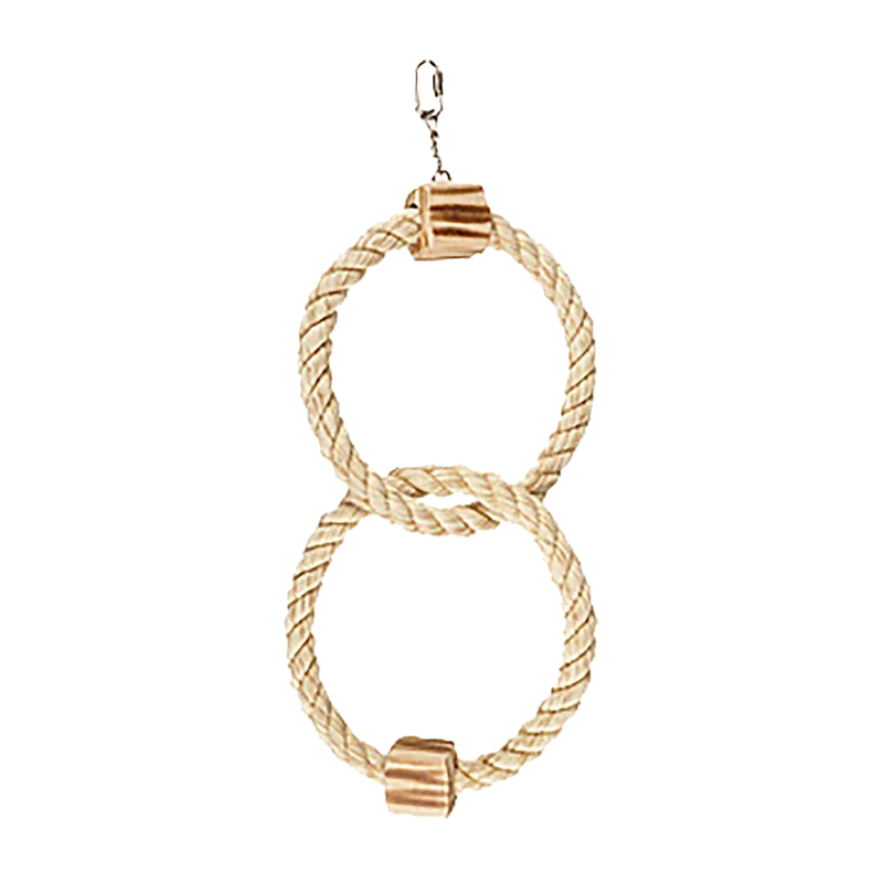 Fågelleksak 2 ringar - 18 CM