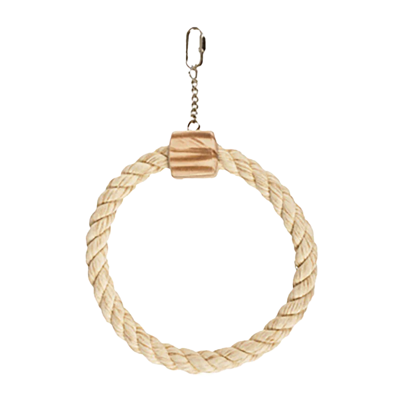 Fågelleksak Rep & Ring - 18 CM
